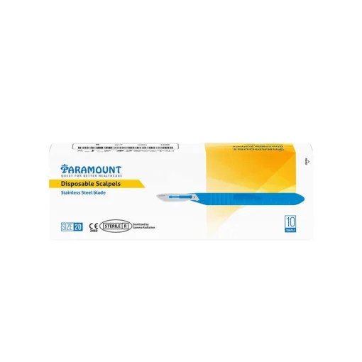 Paramount Stainless Steel Disposable Scalpel Size 20